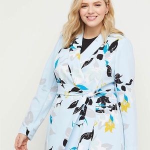 Floral Belted Soft Jacket Size 18/20